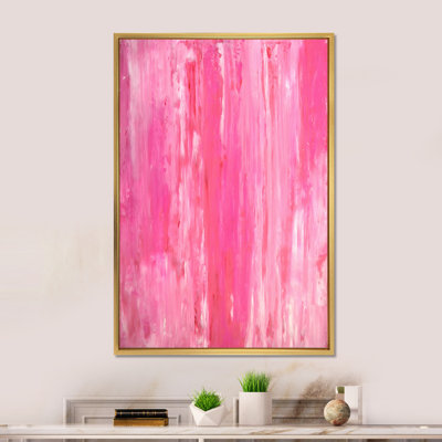 Shades Of Pink Universe - Modern & Contemporary Canvas Artwork