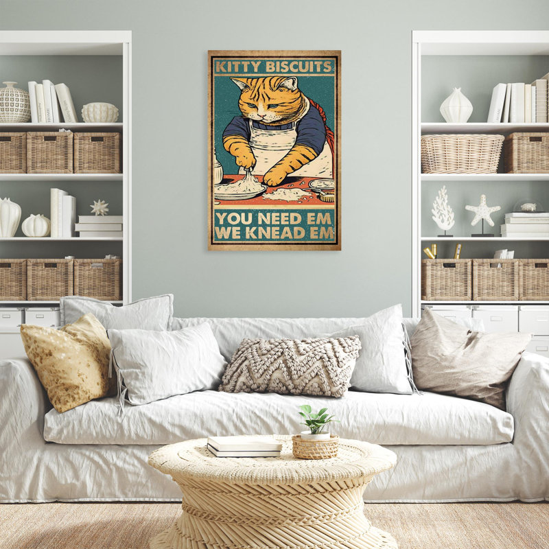Biscuits sur toile Aluin, H 20 po x l 16 po x P 1,25 po