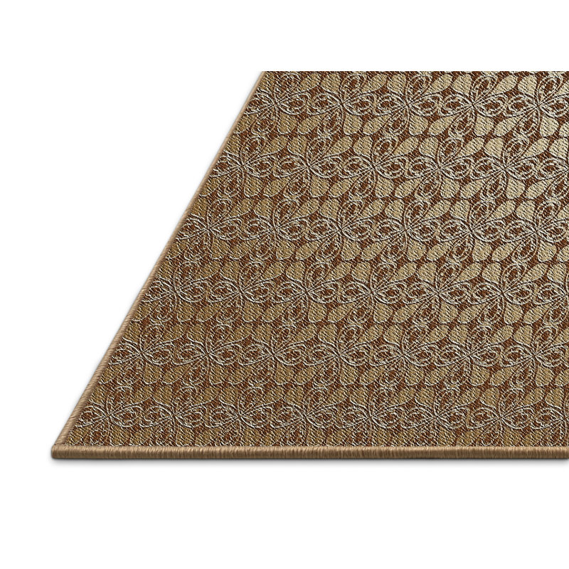 Tapis brun/beige à motifs Islas, Rectangle 2 pi x 4 pi