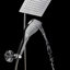 Massage/Jet Dual Shower Head 2.5 GPM GPM