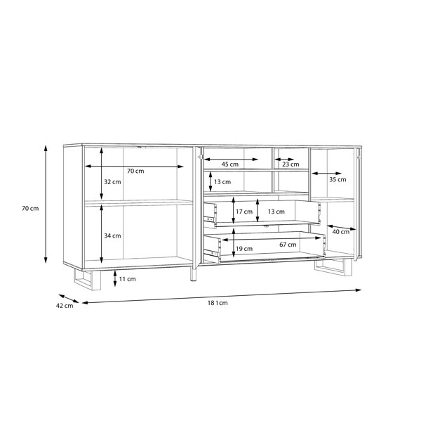 Mercury Row Sideboard Idlewild & Reviews 