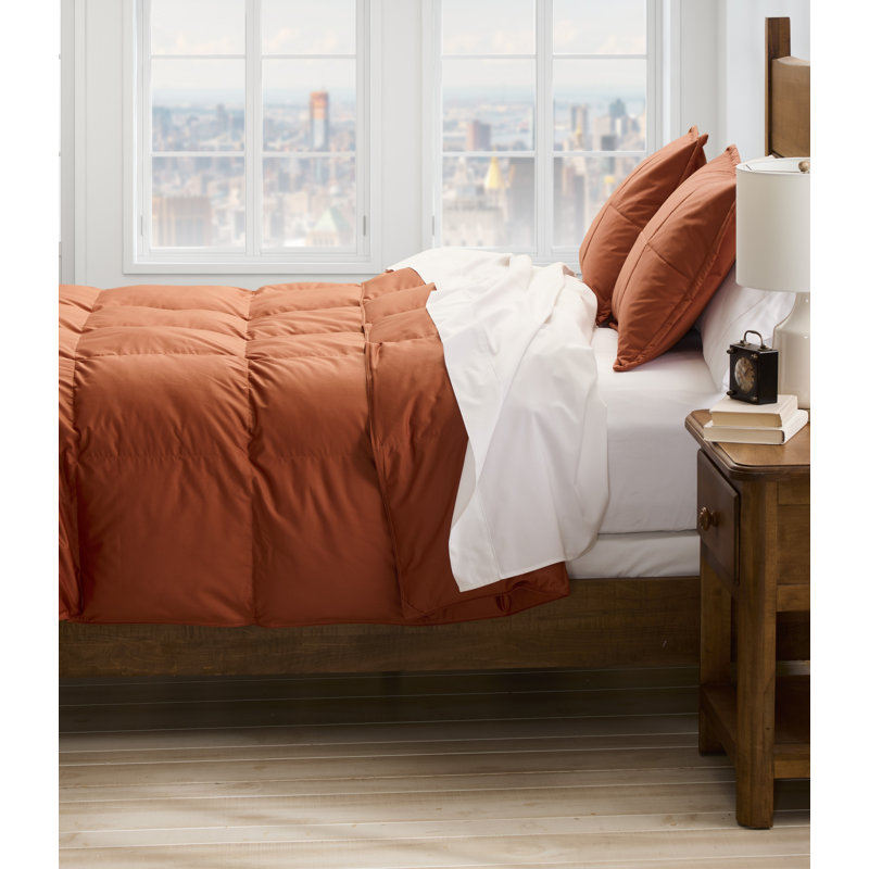 Cuddledown Chroma Down Alternative Comforter, Copper, Twin Comforter, Winter