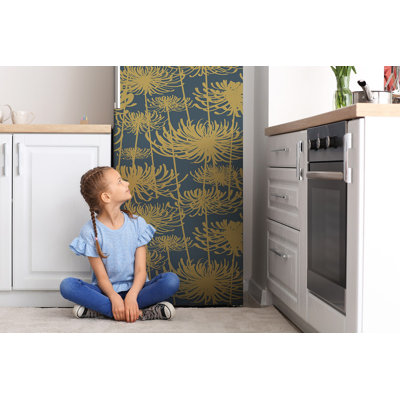 Plants & Flowers Non-Wall Damaging Door Decal