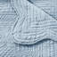 Housse de lit de jour réversible à bords festonnés en bleu - 6 pièces, 100% microfibre, rembourrage en mélange de coton, taille simple, housse rabattable de 17 pouces, 15 pouces, 3 taies décoratives, 1 coussin décoratif, bordure à aspect rustique