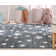 Kennedy Stars Grey Children's Rug