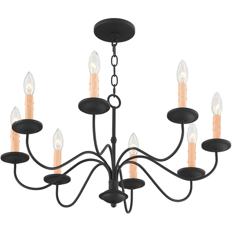 Lustre classique à 5 lumières de style bougie Ayash, 8