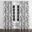 Rideaux Boho - rideau à œillets motif cachemire botanique orange - 1 panneau-2146527865-2146527868