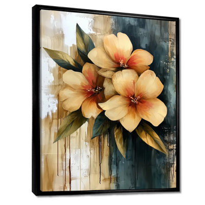 «Vibrant Countryside Flowers Bouquet», art mural fleurs