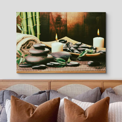 Serviette de yoga Zen Stones