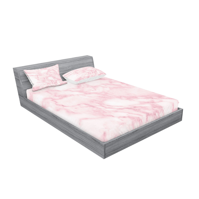 Drap-housse et coussin décoratif Ambesonne, Ensemble de draps pour très grand lit californien