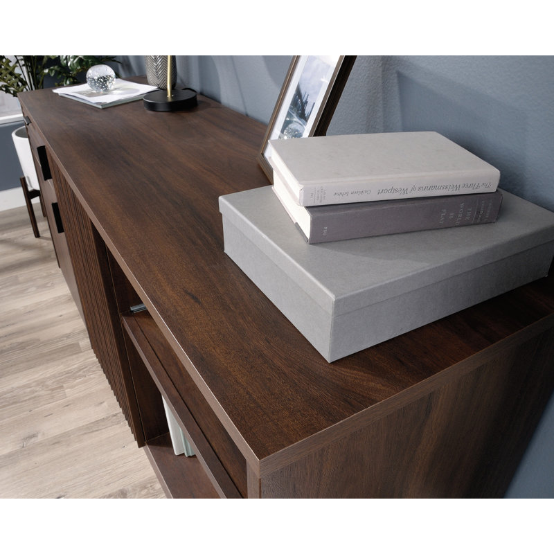 Englewood Spiced Mahogany 72" Engineered Wood Credenza
