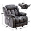 Fauteuil de massage chauffant