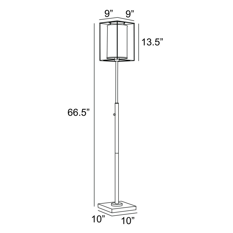 Lampe sur pied 64 "