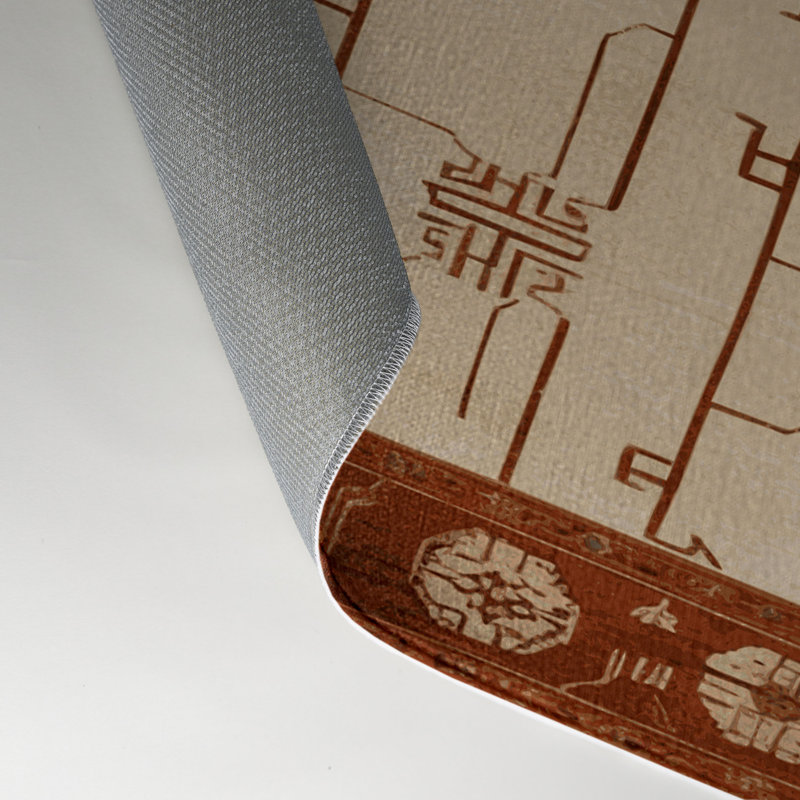 Tapis intérieur et extérieur ArtDeco, Rectangle 5 pi x 7 pi