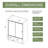60.in W x 62.in H Single Sliding Shower Door for Bathtub, 1/5 inch Thick Clear Tempered Glass Shower Door with Stainless Steel Handle-116391429