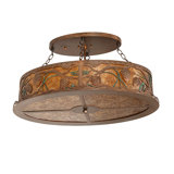 Whispering Pines 6 - Light Semi Flush Mount