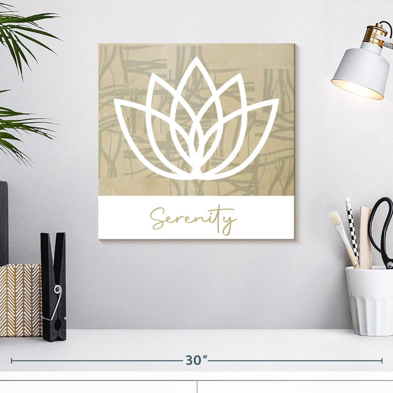 Serenity Lotus, 16" H x 16" W