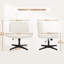 Armless Wide Desk Chair with Cross-shaped Base-446628281