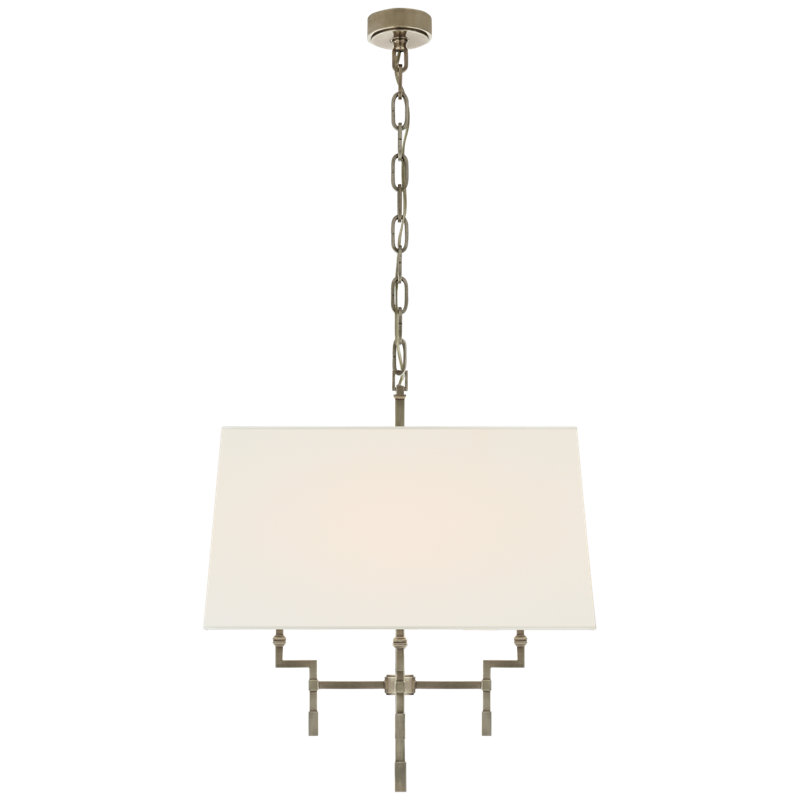 Jane 4 - Light Chandelier, Antique Nickel