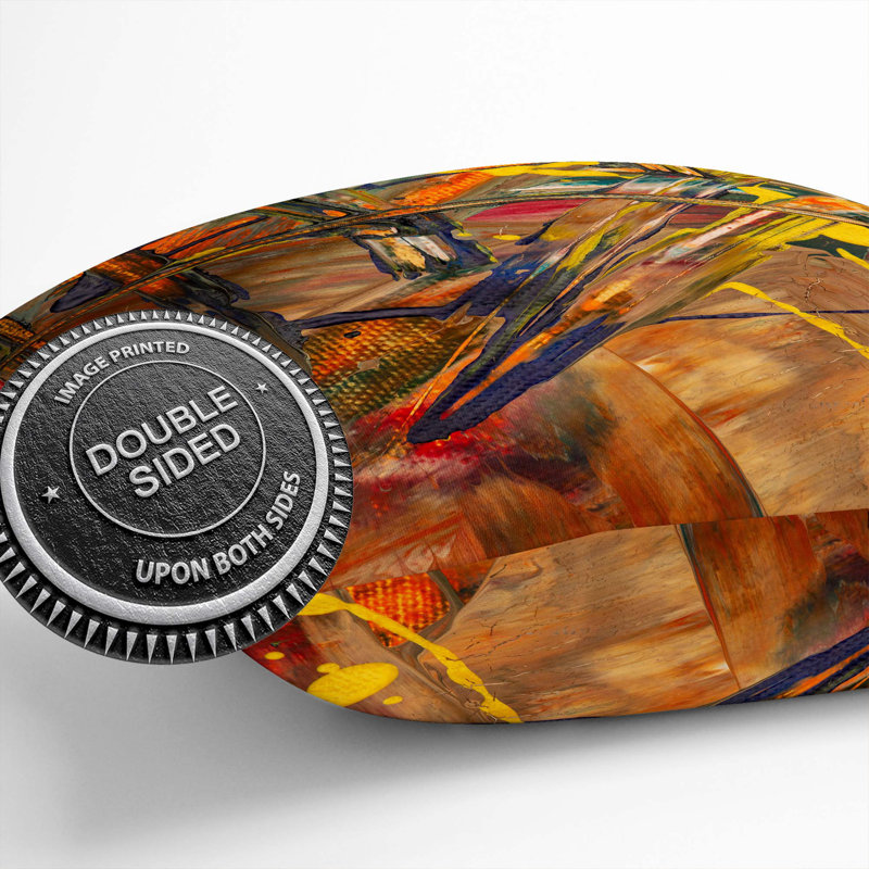 Abstract Square Throw Cushion, 40 x 40 cm