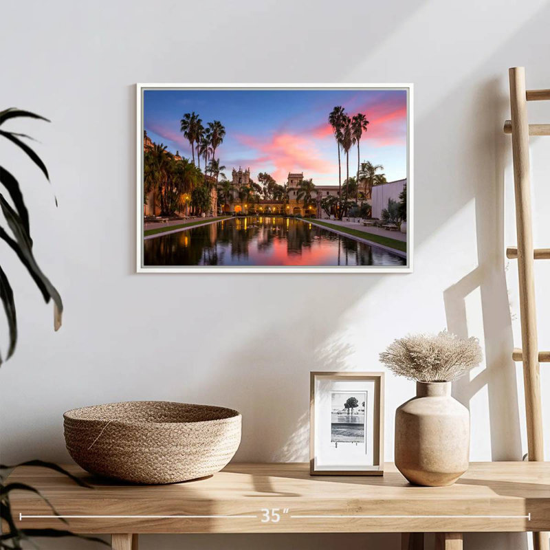 Casa De Balboa, Cadre flottant blanc, 19 po x 13 po