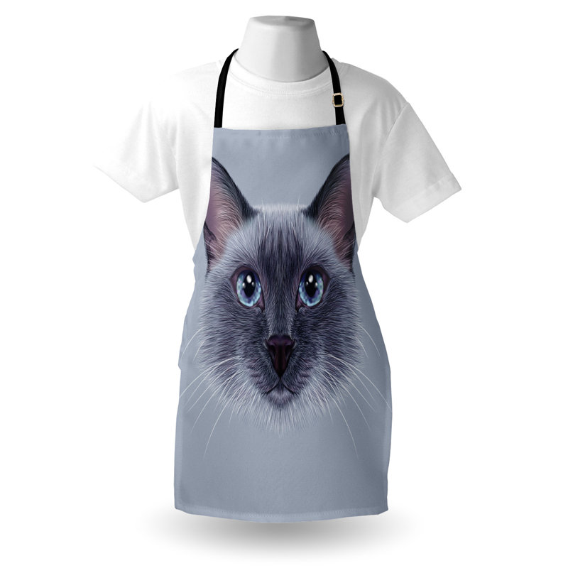 No Pattern Bib Apron