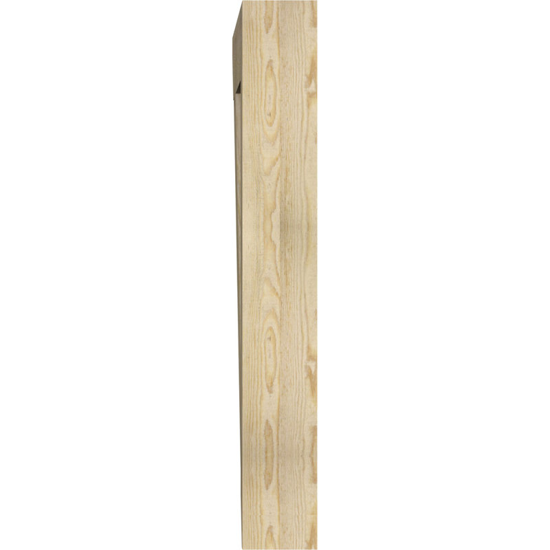 H 6 po x l 40 po x Support en bois / corbeau, Sapin de Douglas, H 44 po x l 6 po x P 38 po