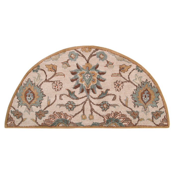 Area Rug, Half-Circle 2' x 4'