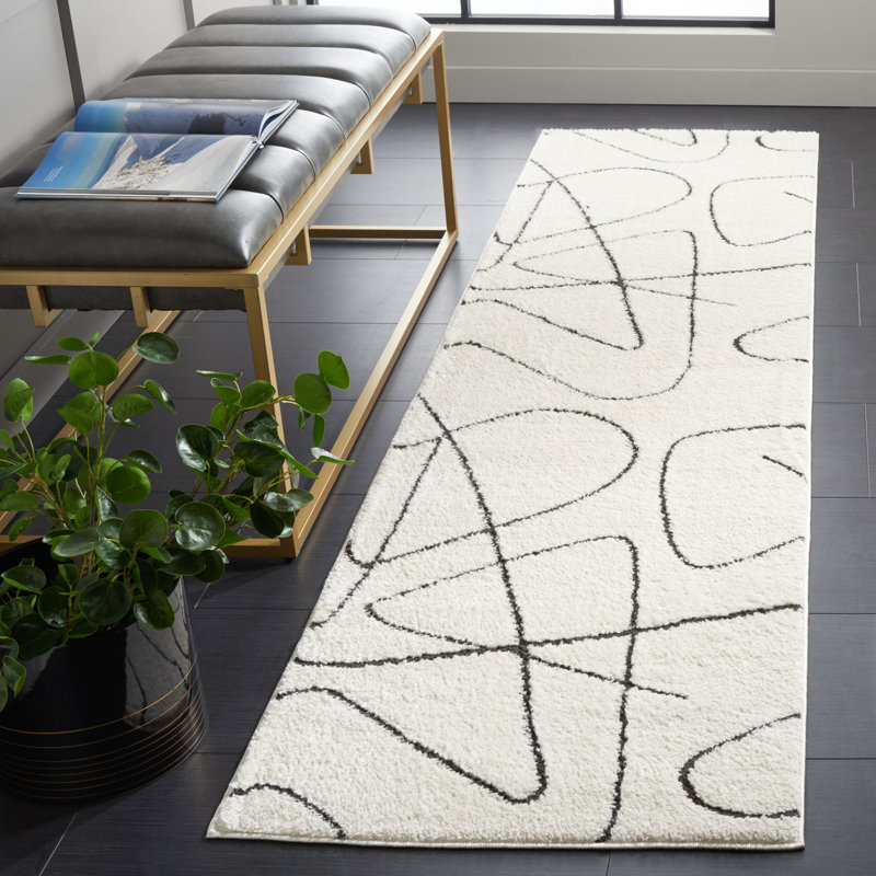 Jerena Performance Abstract Rug, Runner 2'2" x 16'