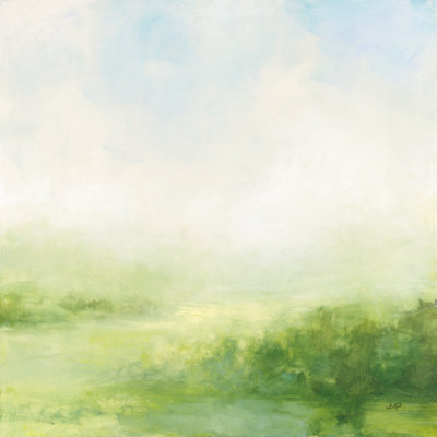 Fields of Green II par Julia Purinton - Peinture