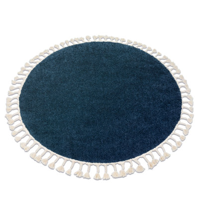 Round Willcox Solid Colour Area Rug