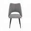 Ensemble de 2 chaises de salle à manger rembourrées modernes-754475403