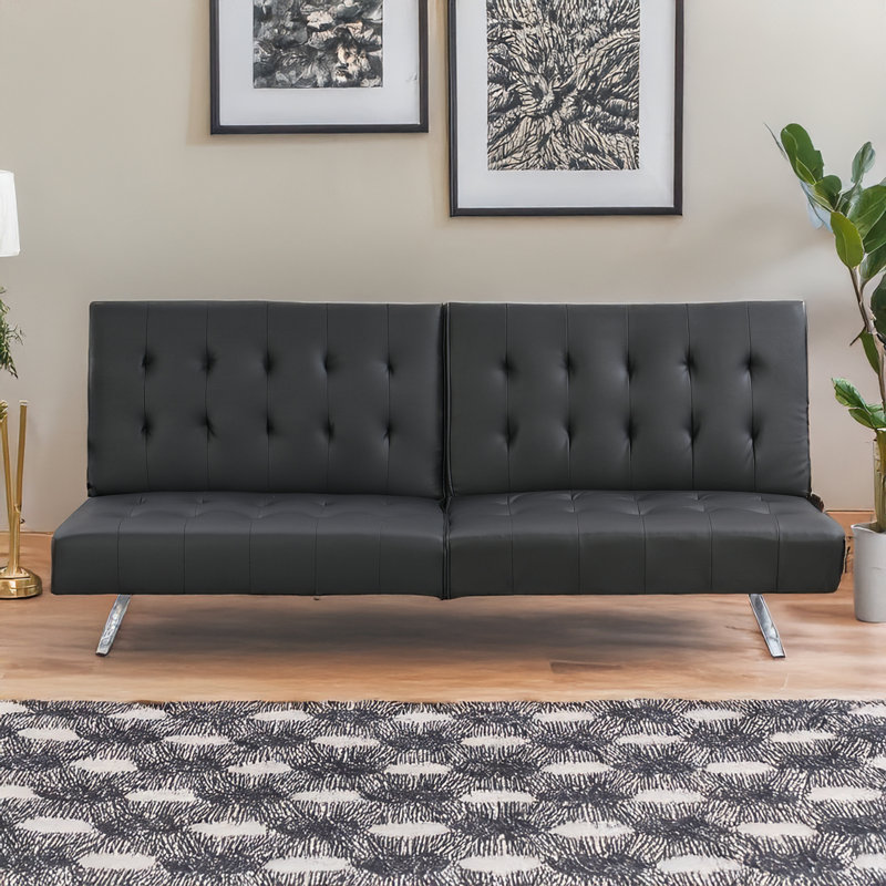 Futon canapé-lit simple chaise lit salon chaise longue