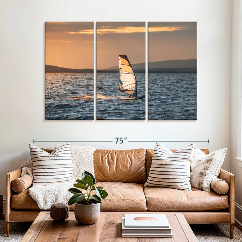 Sunset Windsurfing