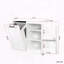 Laundry Cabinet with Tilt-Out Hamper and Adjustable Shelves, White