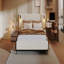 Lit tapissier Chic Boucle avec lumières et tablettes intégrées, blanc, très grand-242062643-242062653