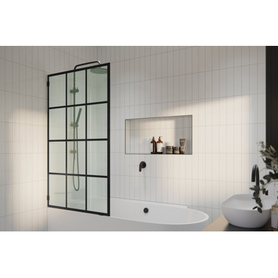 Esprit 30 in. x 58.25 in. French Monture Single Fixed Bath Panel