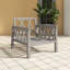 Chaise longue en aluminium