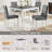 Compact 5-Piece Dining Set with Space-Saving Design
