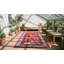 Small Scatter Size Chinese - Art Deco Knotted 1920s Antique Coral Wool Rectangle Rug