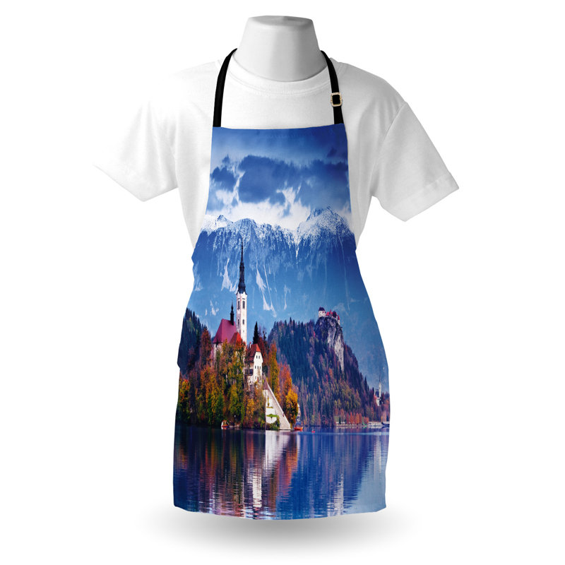 No Pattern Bib Apron