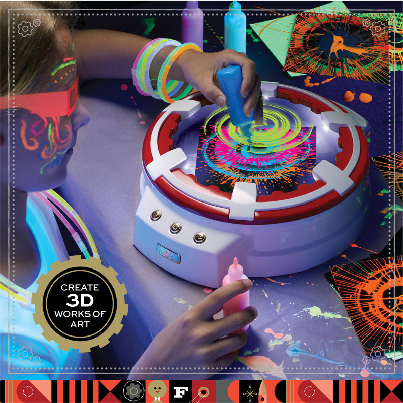 Spin Art 3D avec DEL