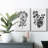 " Botanical Black And White " 2 - Pieces-623715114-623715116-639397252