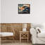 Patriotic Bald Eagle Grey Framed Floater Canvas Wall Art by Ray Heere-1906005555-1906005553