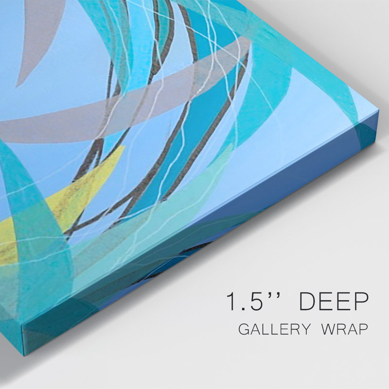 " Circulating Flow II " Print, 48" H x 32" W x 1" D, Wrapped Canvas
