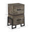 Classeur en bois 2 tiroirs Office