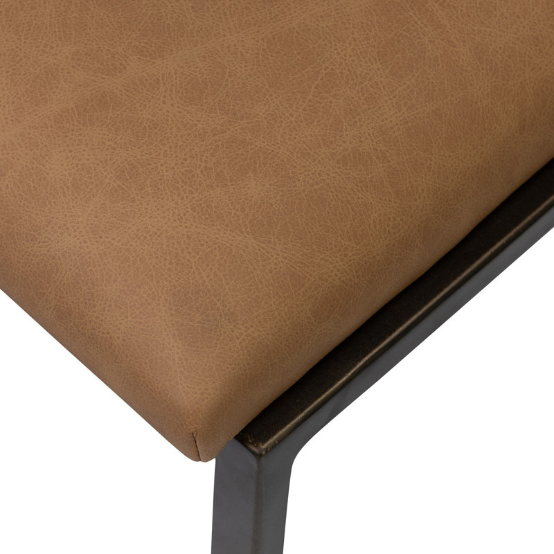 Somerson Upholstered Bar Stool with Metal Frame