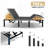 Adjustable Bed Frame With Massage Head & Foot Incline Wireless Remote, Two Types Of USB Ports: Type-A And Type-C, LED Night Light, 4 Height-Adjustable Legs Easy Assembly-1463496563