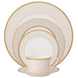 Noritake Noble Pearl 5-Piece Place Setting, Service for 1