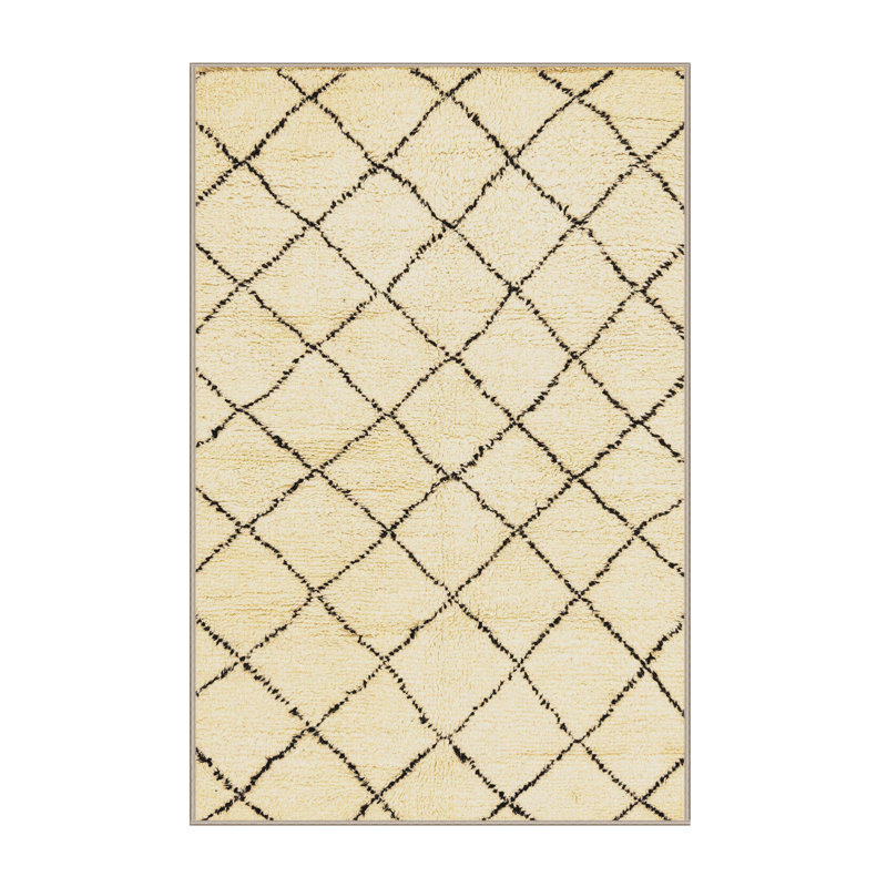Tapis abstrait moderne 2953, Tapis de couloir 2 pi x 5 pi
